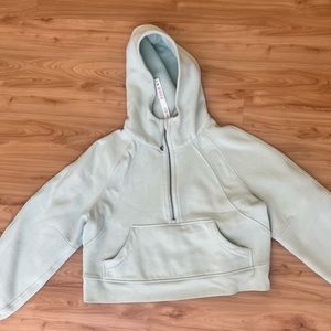 Scuba Half Zip in Delicate Mint